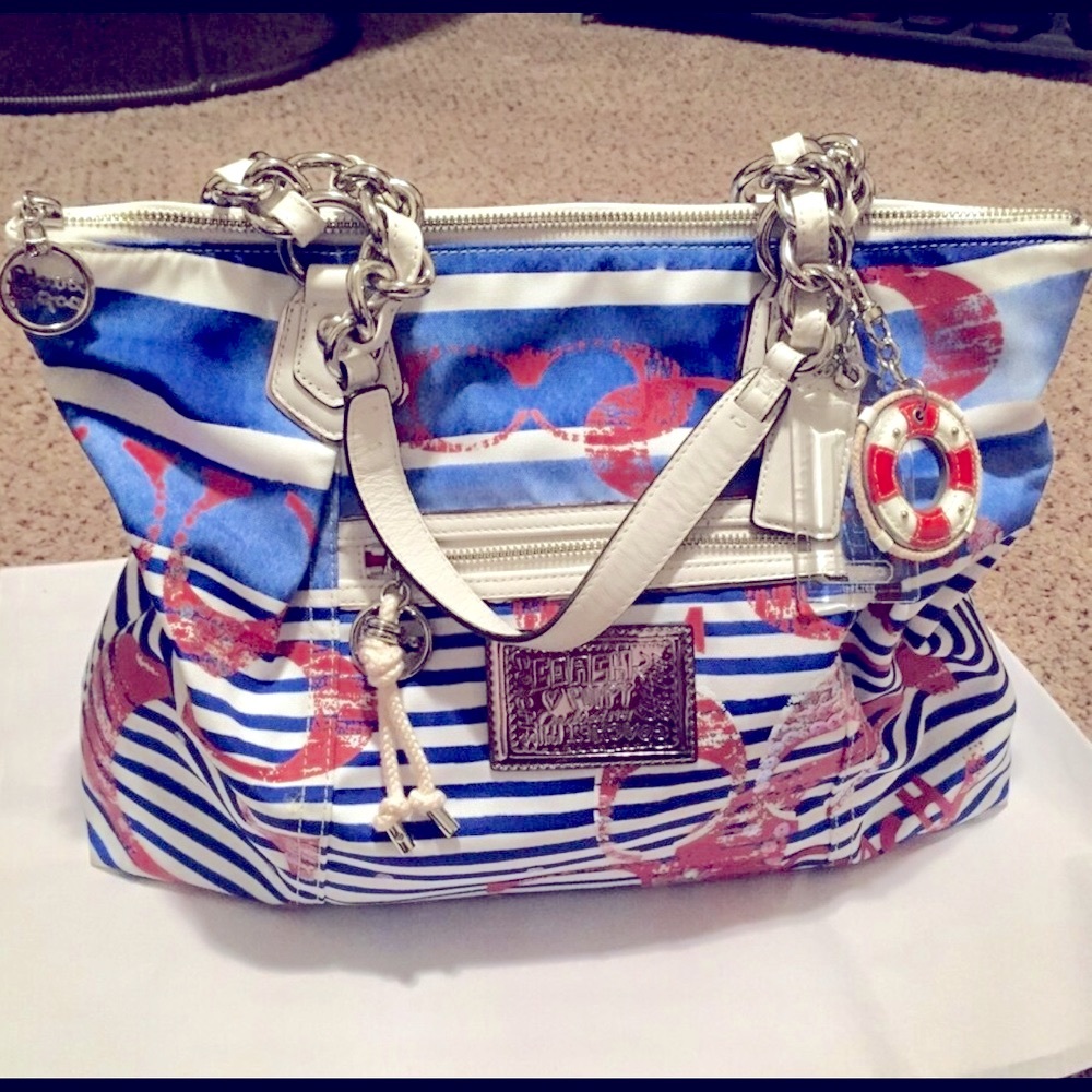 Coach Large Nautical Tote